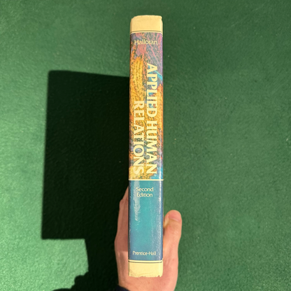 Vintage Non-Fiction Hardback: Jack Halloran - Applied Human Relations 2nd Edition