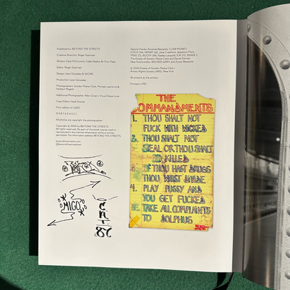 Art Hardback: Gordon Matta-Clark: NYC Graffiti Archive 1972/73 LIMITED FIRST EDITION