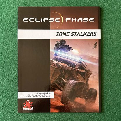 TTRPG Paperback: Eclipse Phase - Zone Stalkers FIRST PRINTING