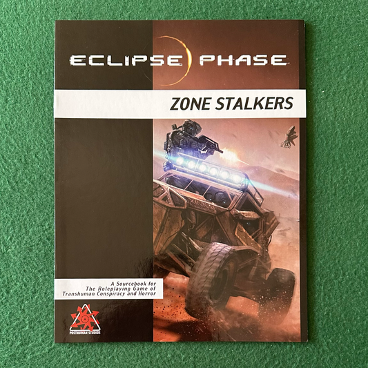 TTRPG Paperback: Eclipse Phase - Zone Stalkers FIRST PRINTING