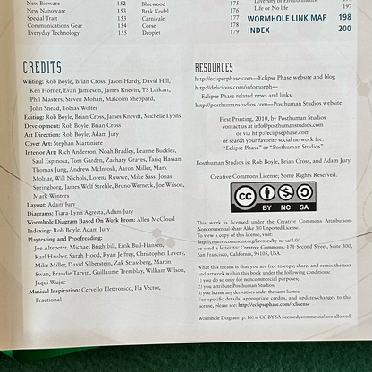 TTRPG Hardback: Eclipse Phase - Gatecrashing FIRST PRINTING