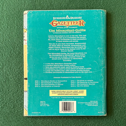 Vintage Dungeons & Dragons Accessory: Gazetteer - The Minrothad Guilds