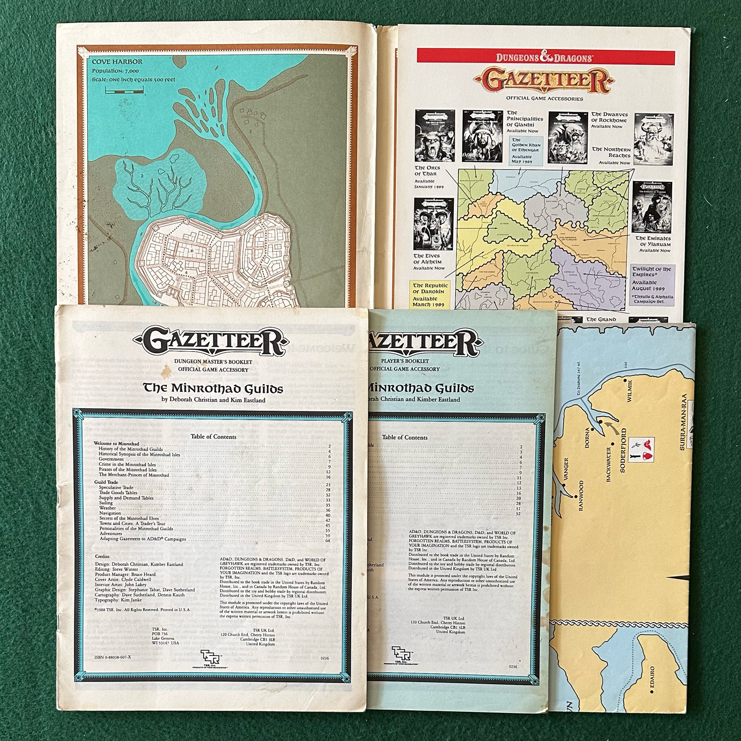 Vintage Dungeons & Dragons Accessory: Gazetteer - The Minrothad Guilds