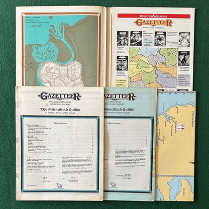 Vintage Dungeons & Dragons Accessory: Gazetteer - The Minrothad Guilds