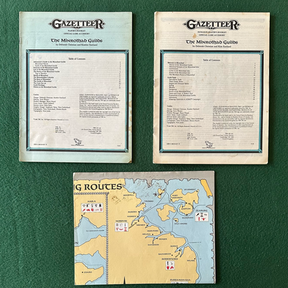 Vintage Dungeons & Dragons Accessory: Gazetteer - The Minrothad Guilds
