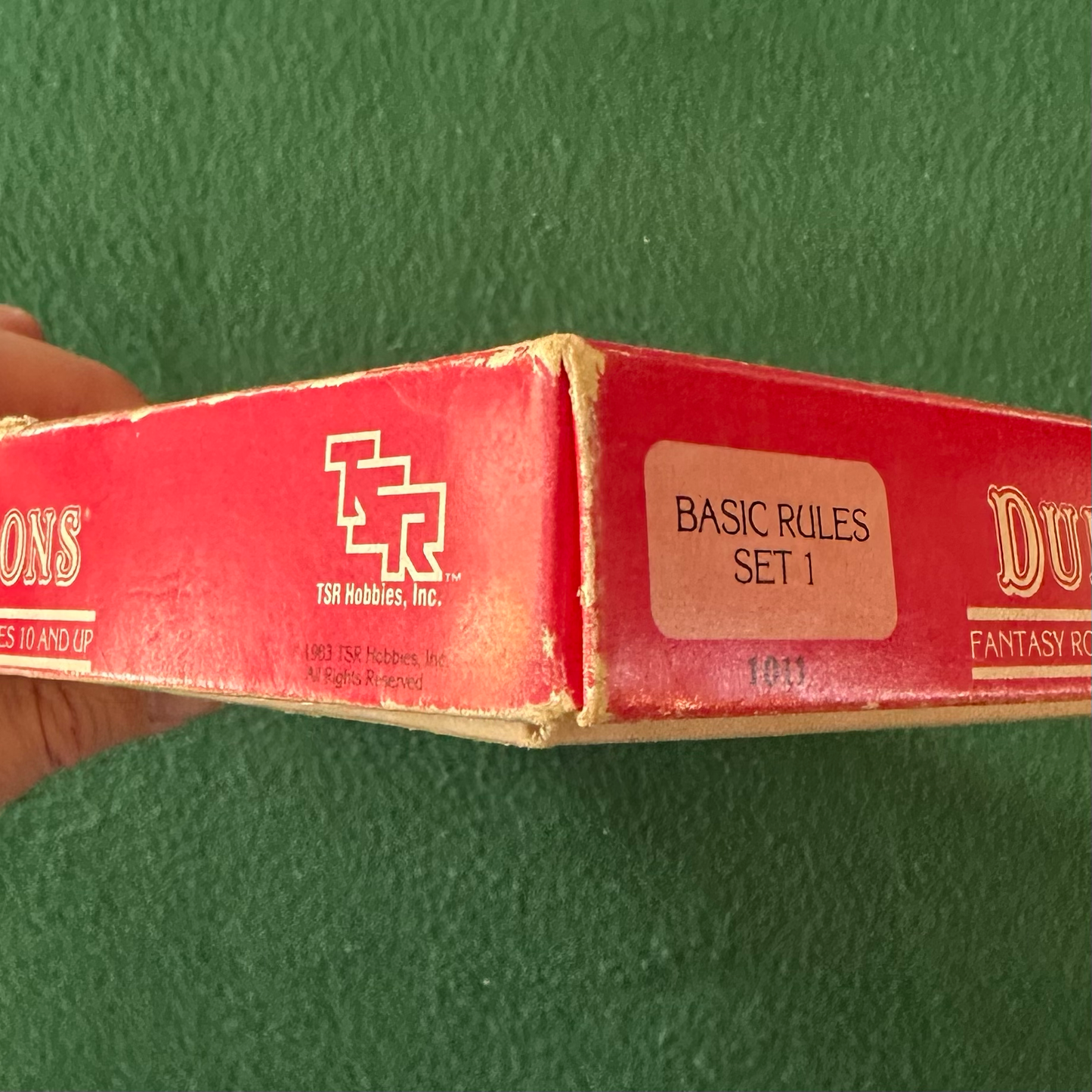 Vintage Dungeons & Dragons Box Set: Basic Rules Set 1 FIRST PRINTING W/ DICE