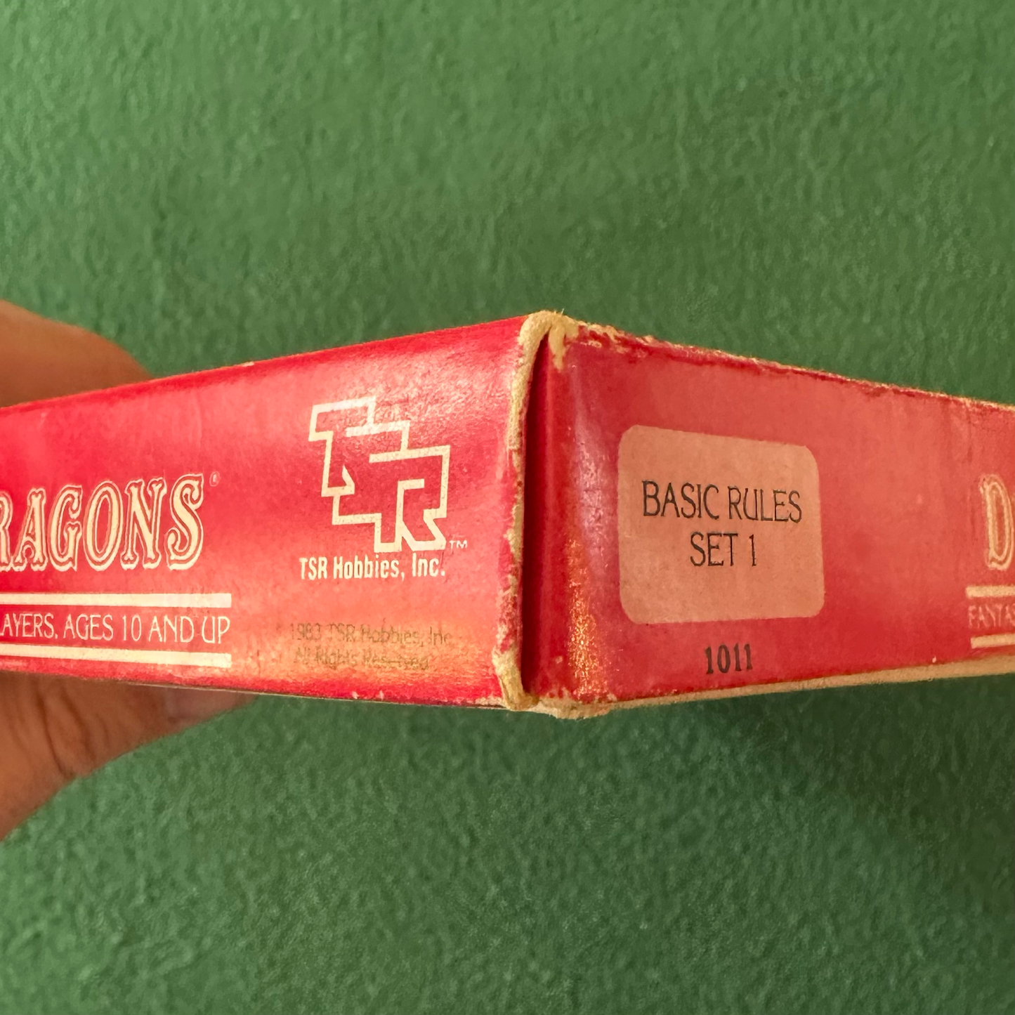 Vintage Dungeons & Dragons Box Set: Basic Rules Set 1 FIRST PRINTING W/ DICE
