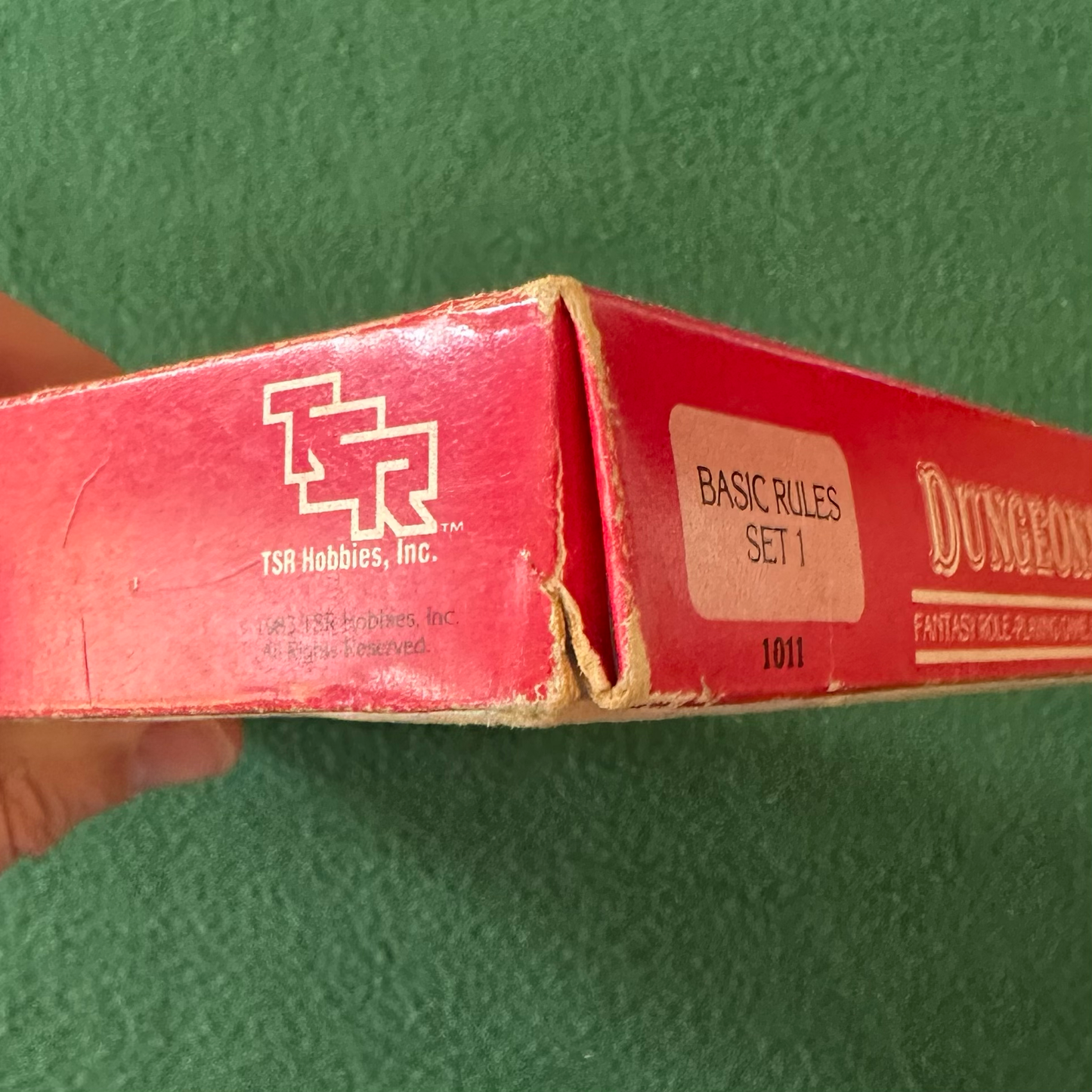 Vintage Dungeons & Dragons Box Set: Basic Rules Set 1 FIRST PRINTING W/ DICE