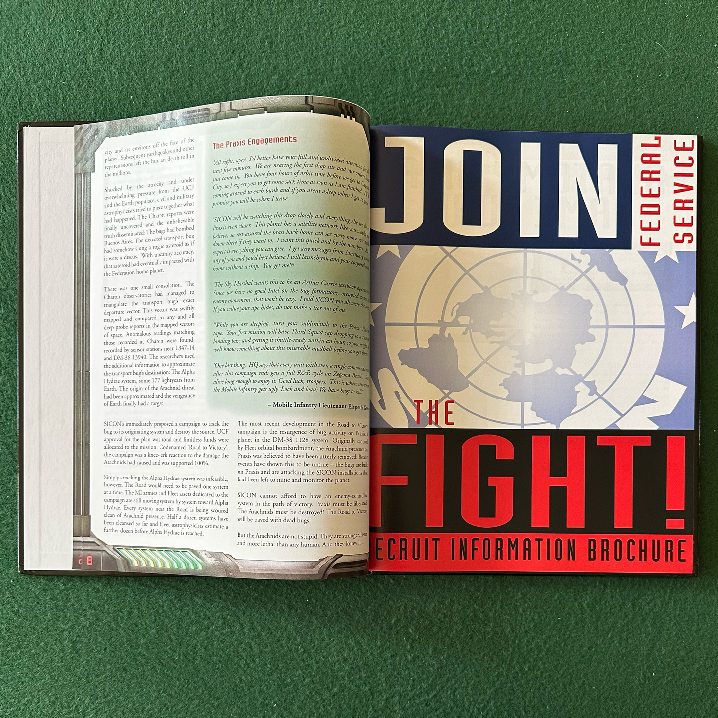 TTRPG Hardback: Starship Troopers Miniatures Game - The Ultimate Battle for the Fate of a Race