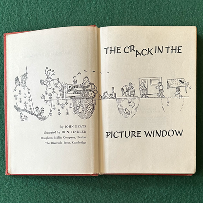 Vintage Fiction Hardback: John Keats - The Crack in the Picture Window FIFTH PRINTING