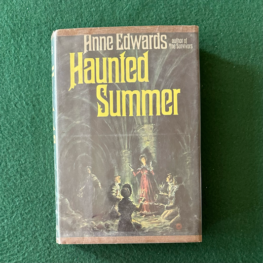 Vintage Horror Hardback: Anne Edwards - Haunted Summer EX-LIBRARY FIRST EDITION
