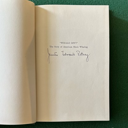 Vintage Non-Fiction Hardback: Everett J Edwards and Jeanette Edwards Rattray - "Whale Off!" SIGNED EDITION