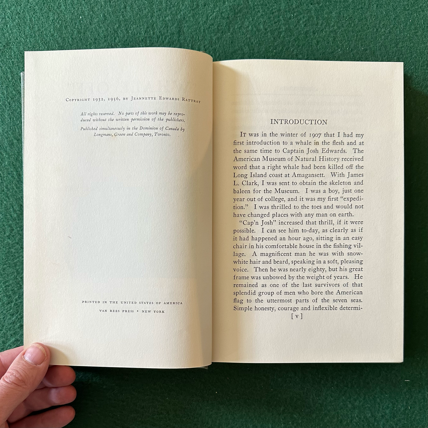 Vintage Non-Fiction Hardback: Everett J Edwards and Jeanette Edwards Rattray - "Whale Off!" SIGNED EDITION