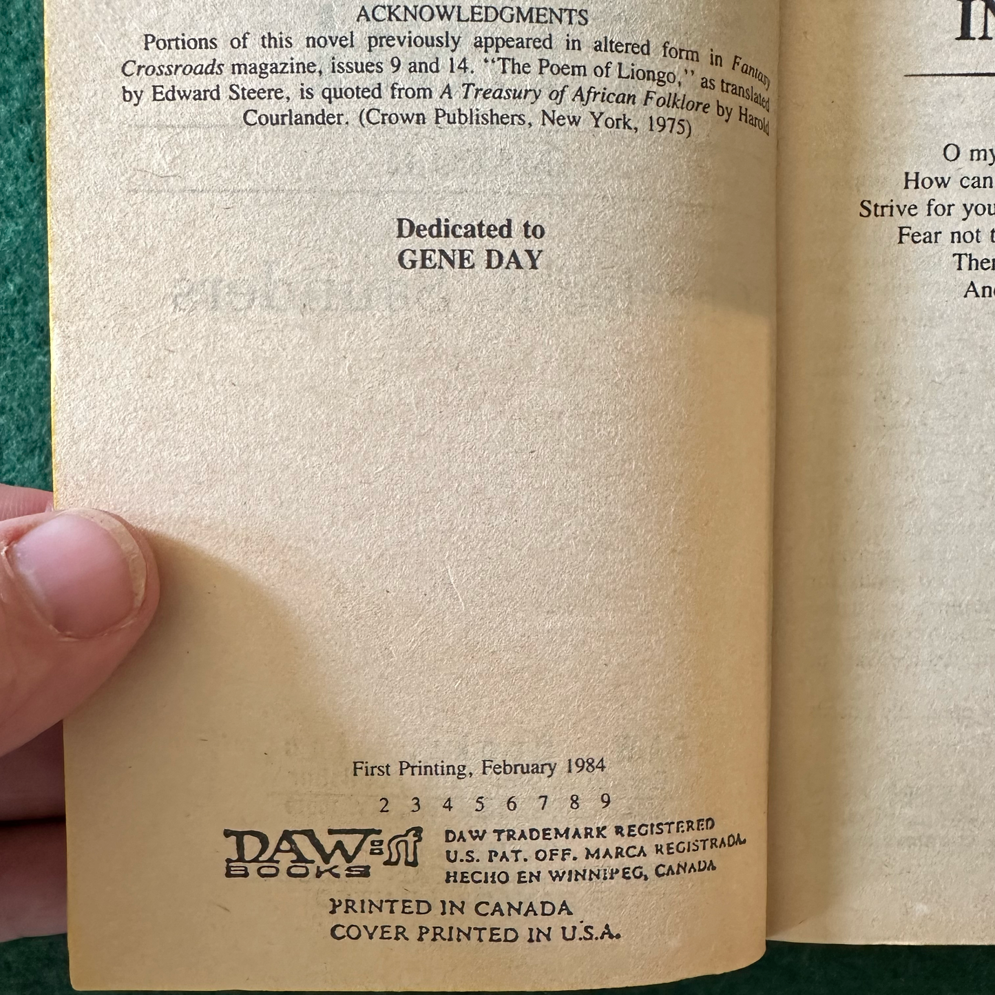 Vintage Fantasy Paperback: Charles R Saunders - Imaro Trilogy: Imaro, The Quest for Cush, and The Trail of Bohu&nbsp;