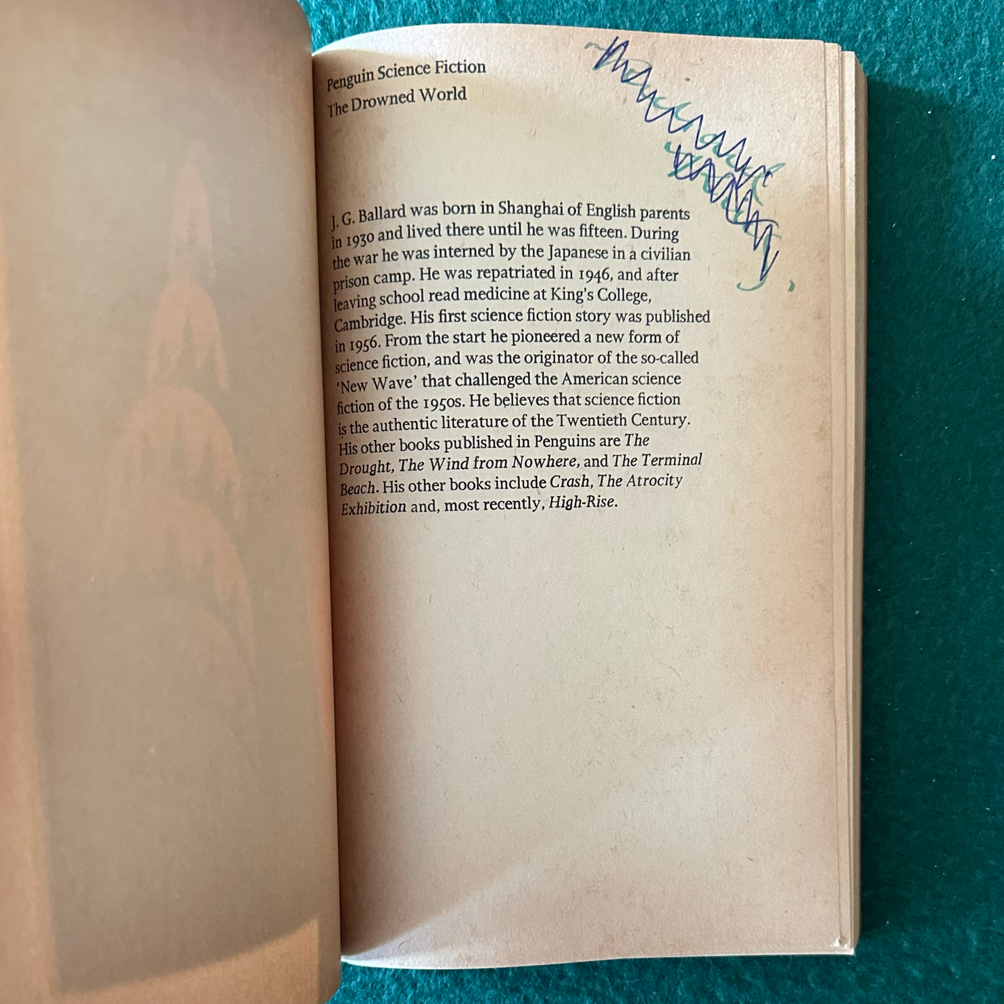 Vintage Sci-Fi Paperback: J G Ballard - The Drowned World