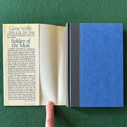 Vintage Fantasy Hardback: Gene Wolfe - Soldier of the Mist BCE