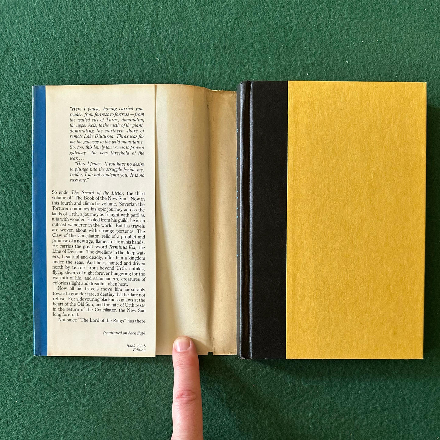 Vintage Fantasy Hardback: Gene Wolfe - The Citadel of the Autarch BCE