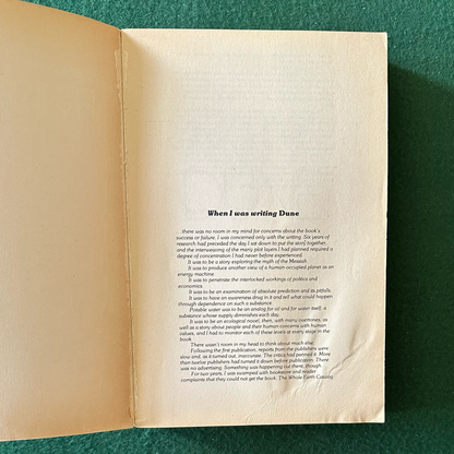 Vintage Sci-Fi Paperback: Frank Herbert - Dune