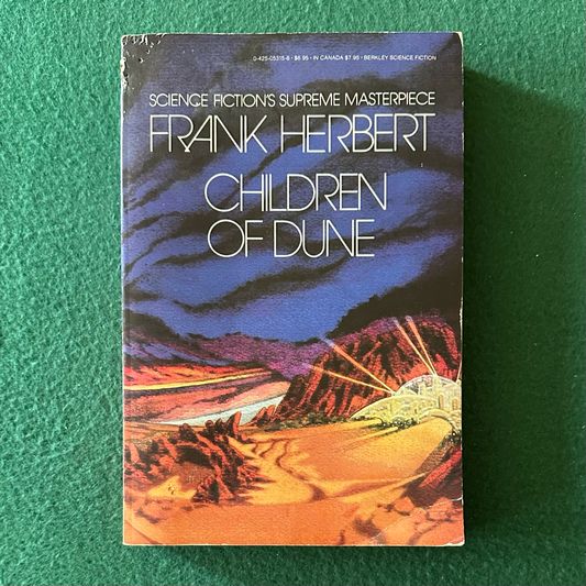 Vintage Sci-Fi Paperback: Frank Herbert - Children of Dune