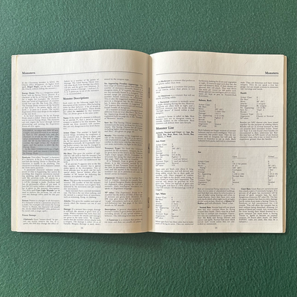 Vintage Dungeons & Dragons Accessory: Players Manual and DM's Rulebooks FIRST PRINTS NO BOX
