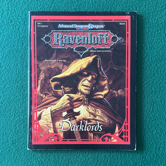 Vintage Advanced Dungeons & Dragons 2e Accessory: Ravenloft: Darklords