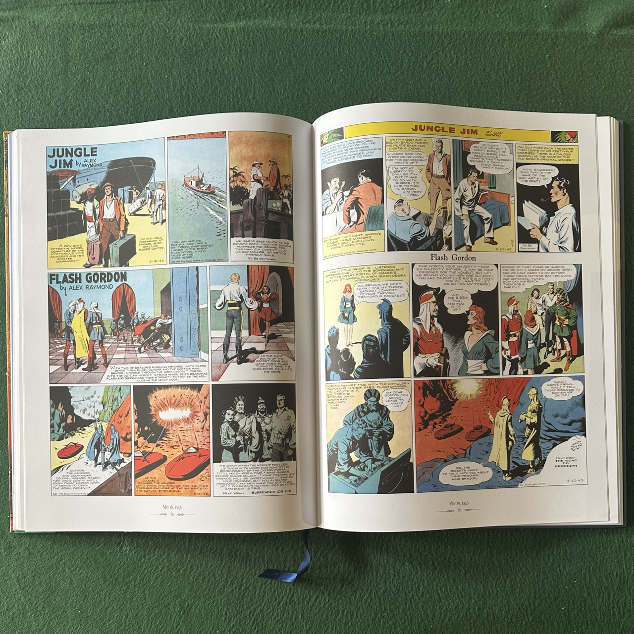 Large-Format Graphic Hardback: Alex Raymond - Flash Gordon and Jungle Jim 1942-1944 FIRST PRINT