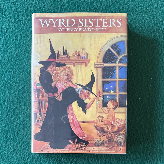 Vintage Fantasy Hardback: Terry Pratchett - Wyrd Sisters BCE