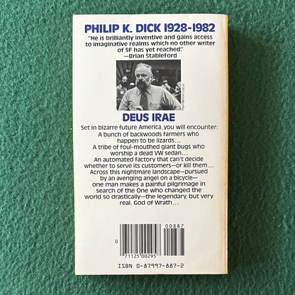 Vintage Sci-Fi Paperback: Philip K Dick and Roger Zelazny - Deus Irae FIRST PRINTING