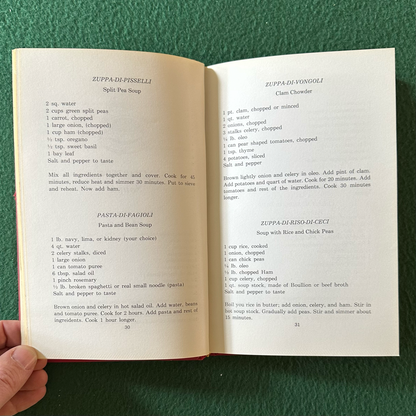 Vintage Cookbook Hardback: Chef John Donnini - Enhancement of Gourmet Italian Cooking