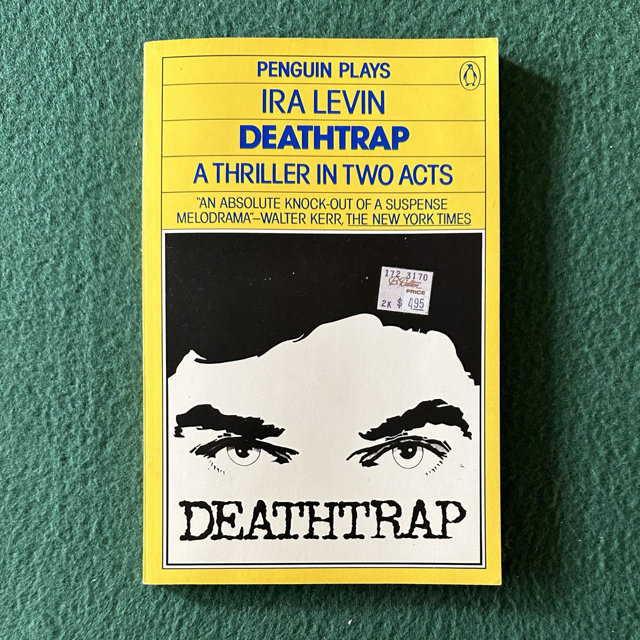 Vintage Fiction Paperback: Ira Levin - Deathtrap