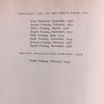 Vintage Non-Fiction Hardback: The Complete Short Stories of Saki (H H Munro) 1939