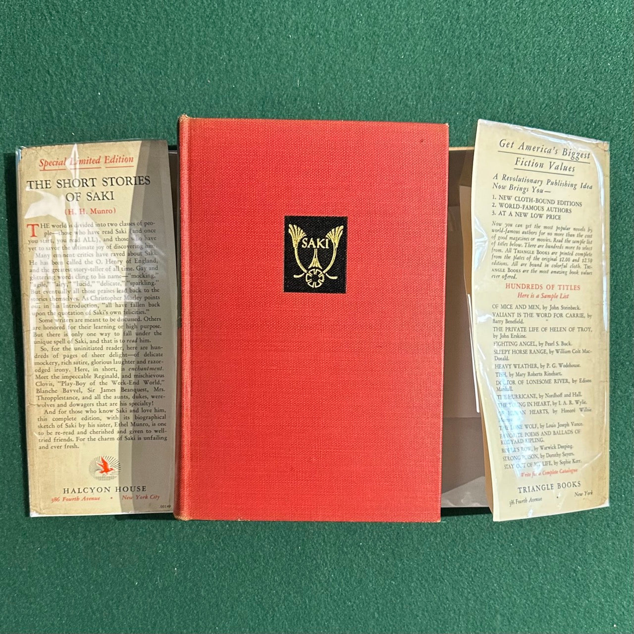 Vintage Non-Fiction Hardback: The Complete Short Stories of Saki (H H Munro) 1939