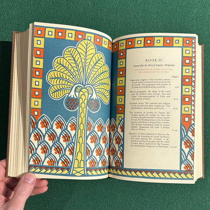 Vintage Non-Fiction Hardback: The Histories of Herodotus of Halicarnassus, Translated by Harry Carter and Illustrated by Edward Bawdem SIGNED AND NUMBERED