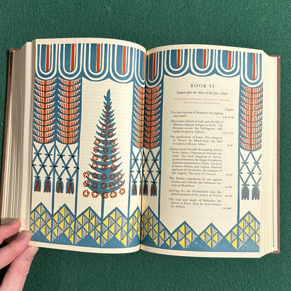 Vintage Non-Fiction Hardback: The Histories of Herodotus of Halicarnassus, Translated by Harry Carter and Illustrated by Edward Bawdem SIGNED AND NUMBERED