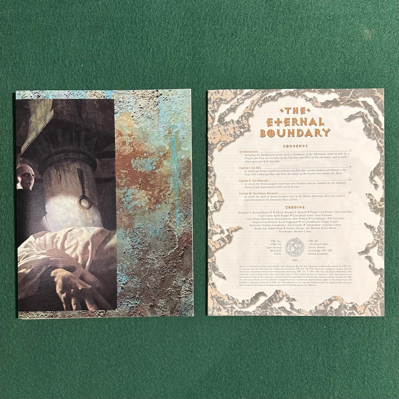 Vintage Dungeons & Dragons 2e Adventure: Planescape - The Eternal Boundary COMPLETE