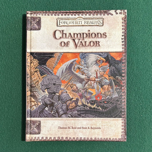 Dungeons & Dragons 3.5e Supplement: Forgotten Realms, Champions of Valor FIRST PRINTING