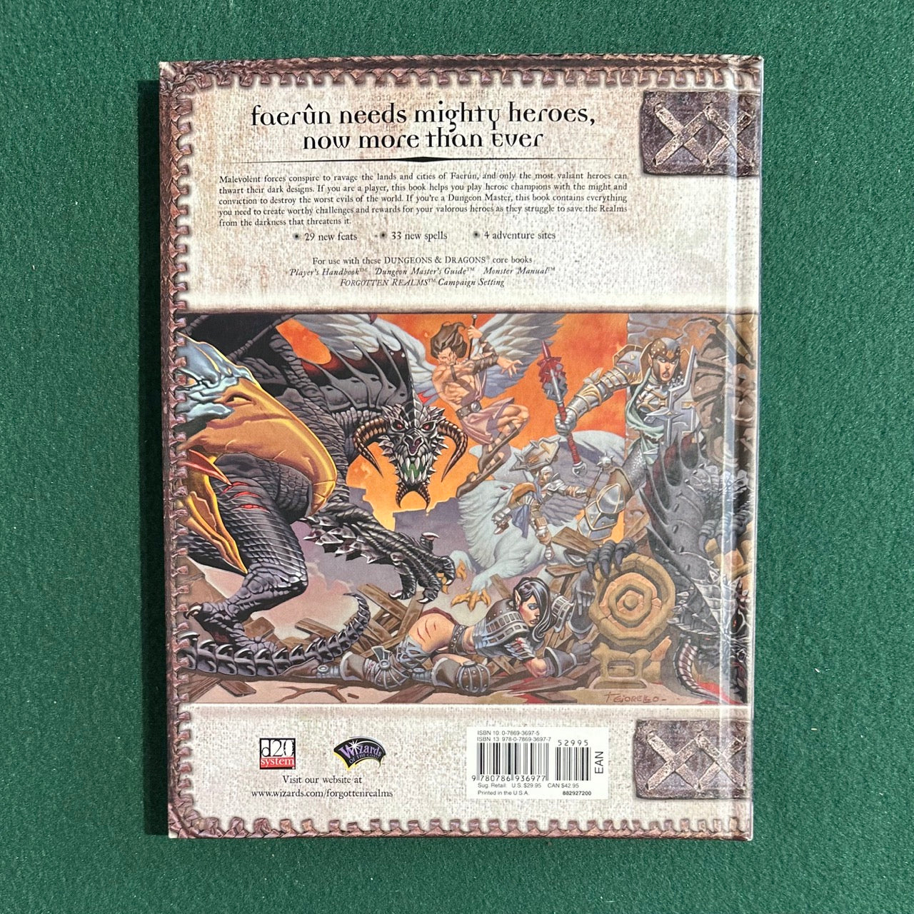 Dungeons & Dragons 3.5e Supplement: Forgotten Realms, Champions of Valor FIRST PRINTING