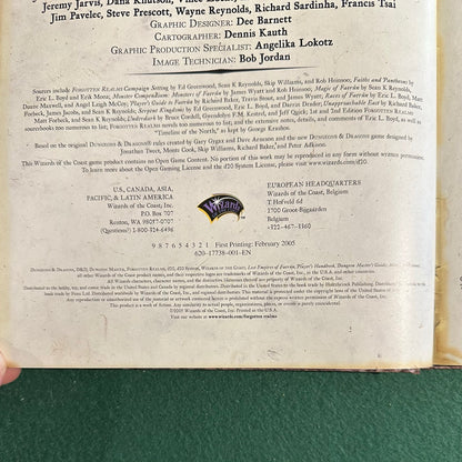 Dungeons & Dragons 3.5e Supplement: Forgotten Realms, Lost Empires of Faerun FIRST PRINTING