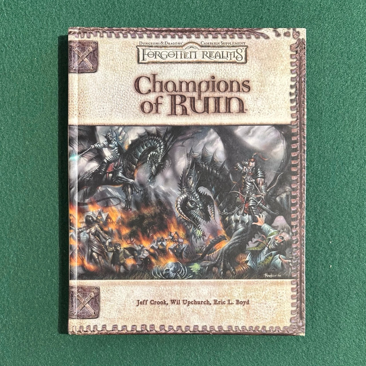 Dungeons & Dragons 3.5e Supplement: Forgotten Realms, Champions of Ruin FIRST PRINTING