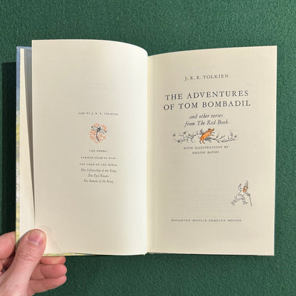 Vintage Fantasy Hardback: JRR Tolkien - The Adventures of Tom Bombadil FIRST EDITION 8TH PRINT