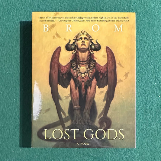Horror Paperback: Gerald Brom - Lost Gods SIGNED