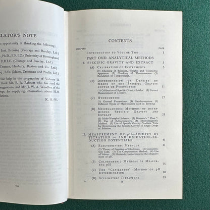 Vintage Non-Fiction Hardbacks: Jean de Clerck - The Textbook of Brewing Vol I & II FIRST EDITION