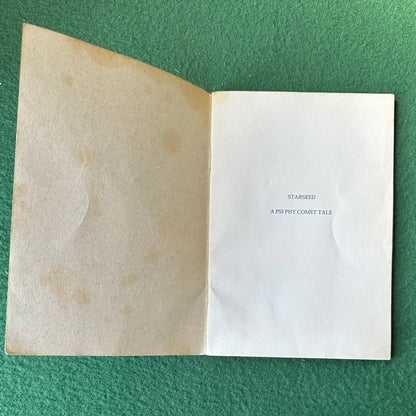 Vintage Non-Fiction Paperback: Timothy Leary - Star Seed FIRST PRINT