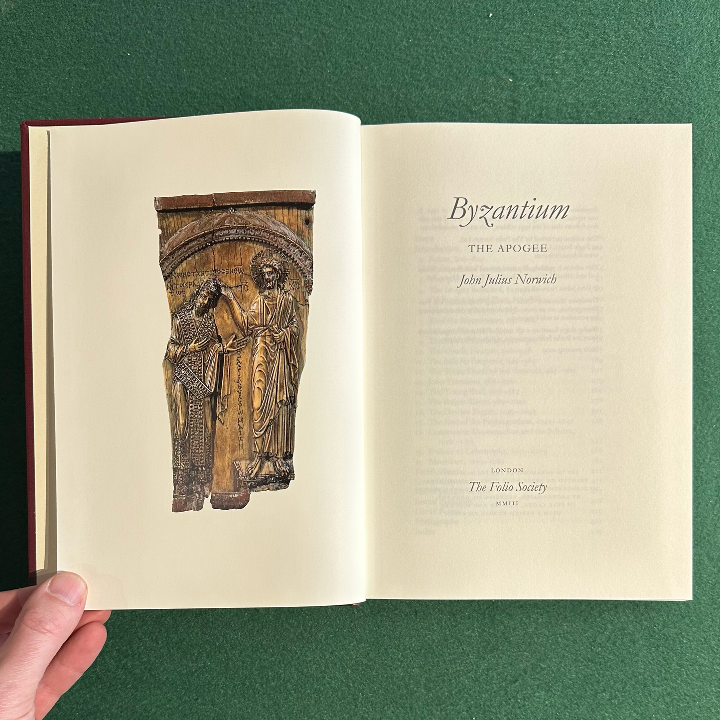 Non-Fiction Hardbacks: John Julius Norwich - Byzantium, Folio Society