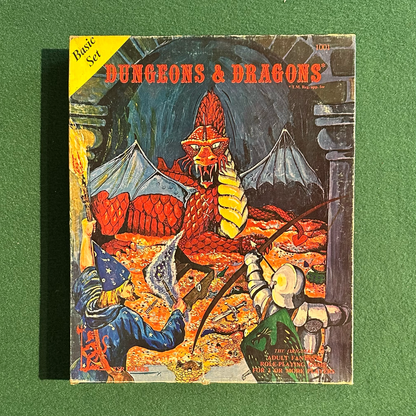 Vintage Dungeons & Dragons Box Set: "Holmes" Basic Set Lizard Logo FIRST PRINT COMPLETE