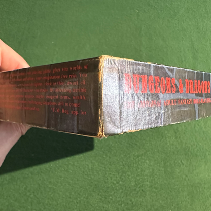 Vintage Dungeons & Dragons Box Set: "Holmes" Basic Set Lizard Logo FIRST PRINT COMPLETE