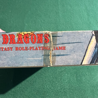 Vintage Dungeons & Dragons Box Set: "Holmes" Basic Set Lizard Logo FIRST PRINT COMPLETE