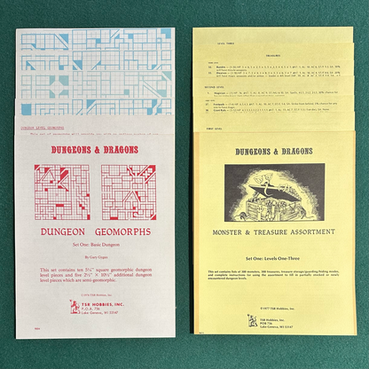 Vintage Dungeons & Dragons Box Set: "Holmes" Basic Set Lizard Logo FIRST PRINT COMPLETE