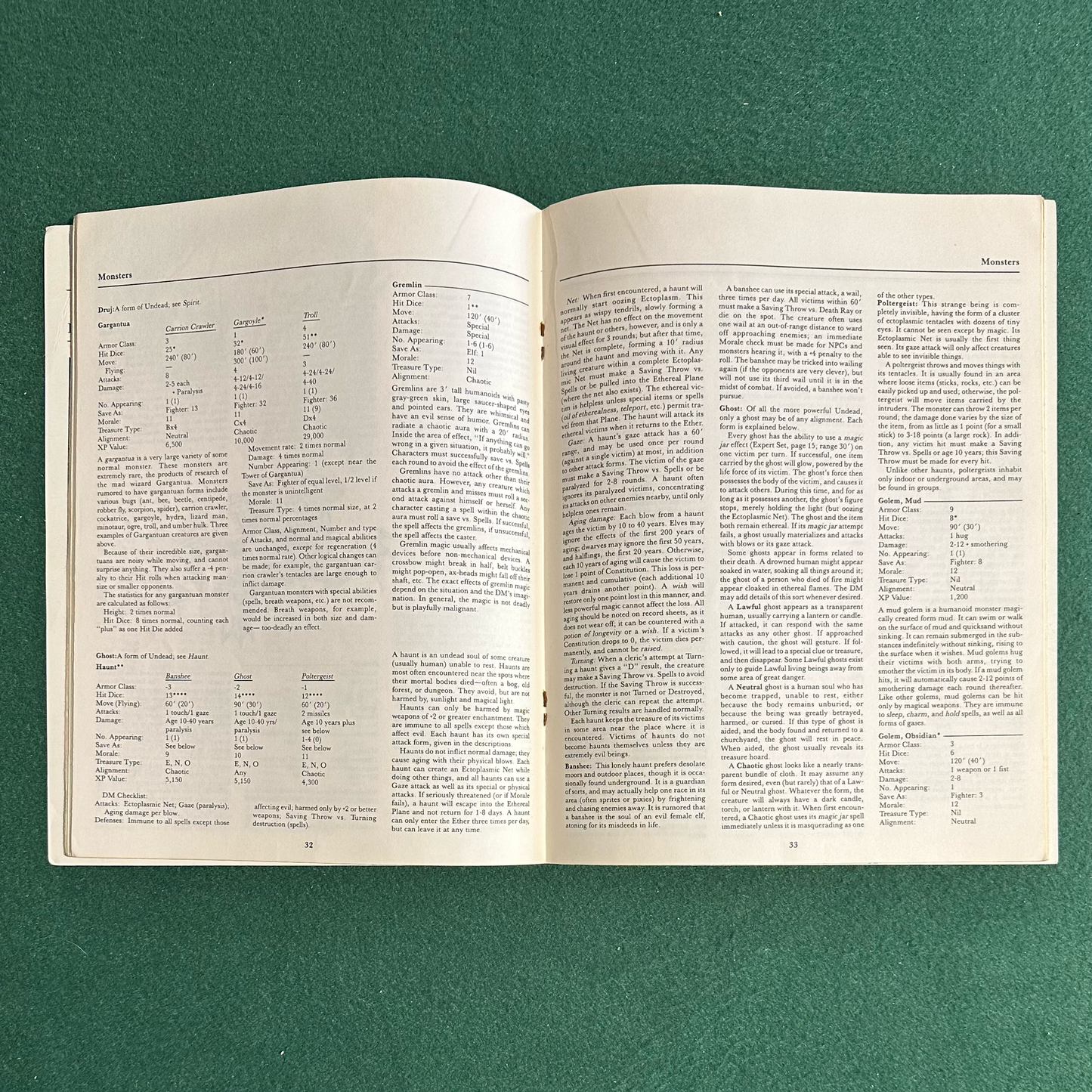 Vintage Dungeons & Dragons Accessory: Set 3: Companion Rules FIRST PRINT COMPLETE