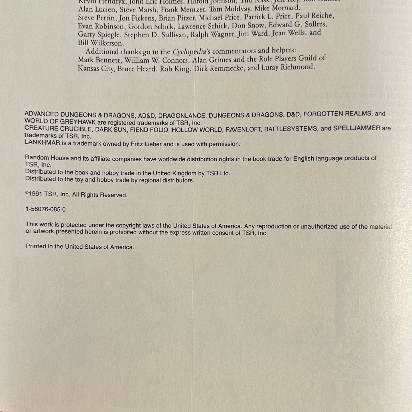 Vintage Dungeons & Dragons Handbook: Rules Cyclopedia